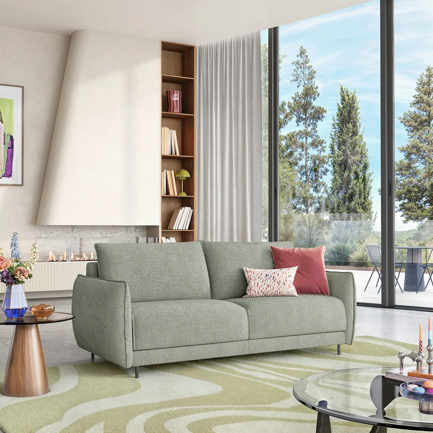 Discount Milano Petits Espaces|Canapés 3 Places